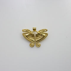 Double Flat Birds Pendant
