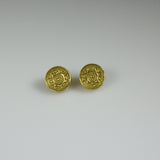 Tayrona Sun 24K Gold Earrings - Thick